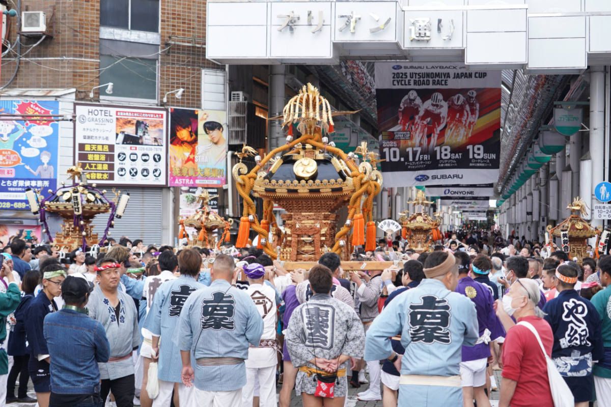 2026年 宇都宮祭、10月11日（日）バンバ広場・オリオン通りで開催｜5基の神輿が中心市街地を渡御
